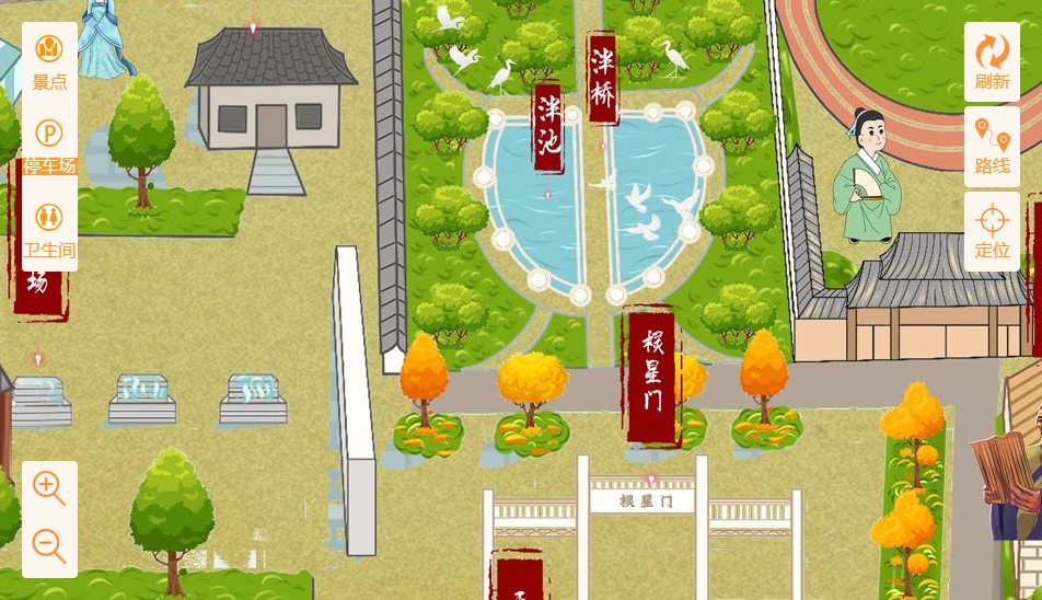 新乡手绘地图景区语音讲解导览系统：智慧景区建设的基石